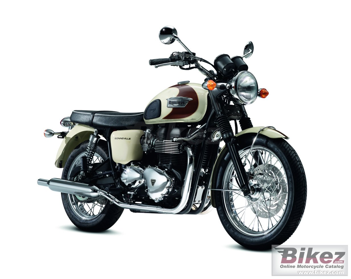 Big Triumph bonneville t100 picture and wallpaper from Bikez.com